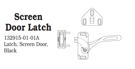 Screen door latch